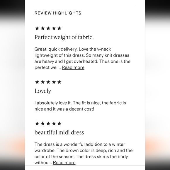 Tencel Jersey V-Neck Long Sleeve Midi Dress - Picture 7 of 7